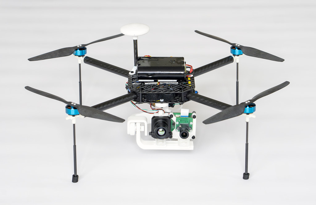 AI Dual Cam Mini Drone with thermal and RGB camera