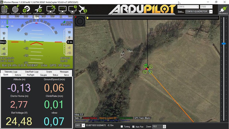 Easily connect your preferred Ground Control Station software via Bluetooth