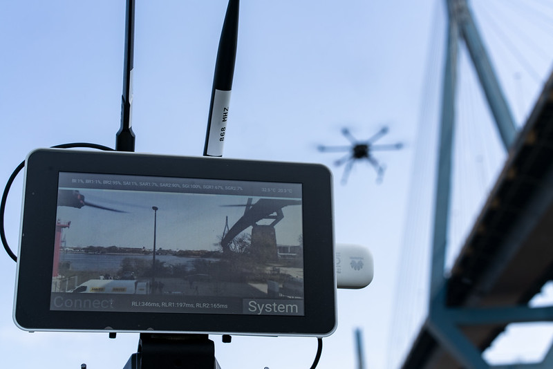 Live HD stream on HyraCom Ground Unit